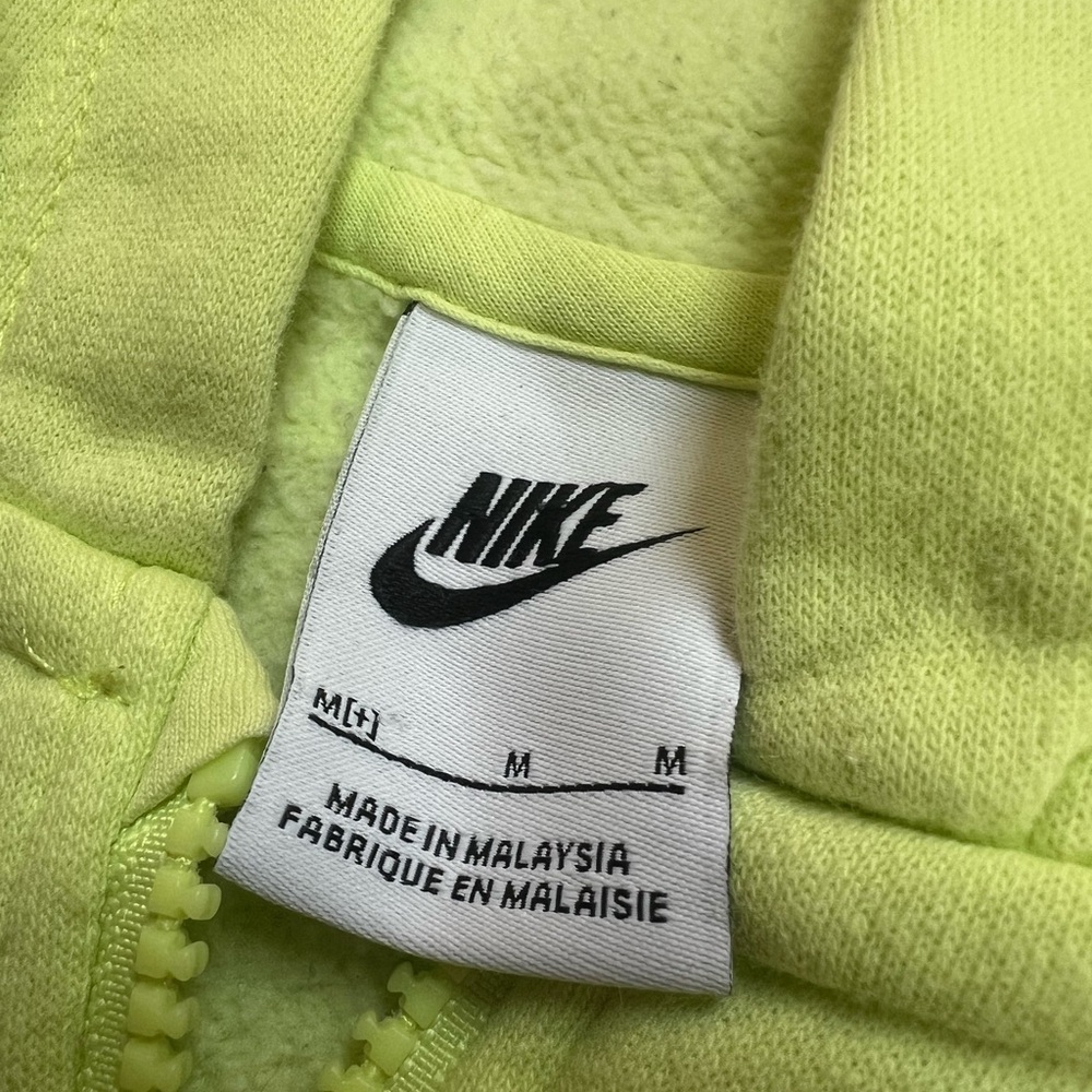 Nike Green Sweatshirt with Hood and Zipper - Picture 5 of 7
